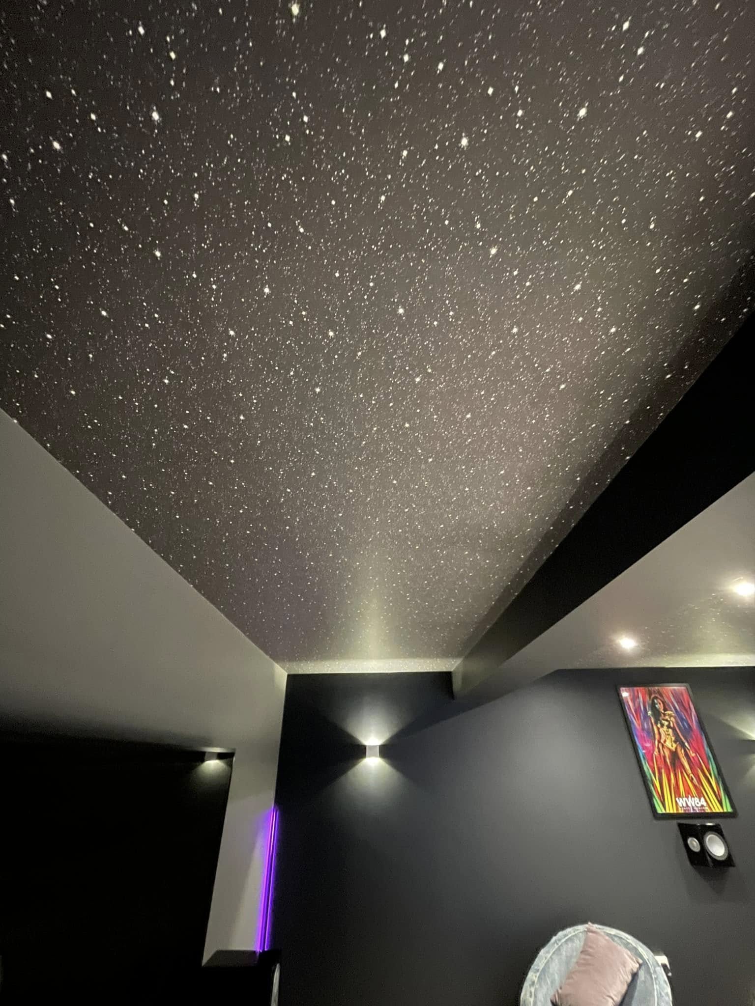 Cinema Room Decorated