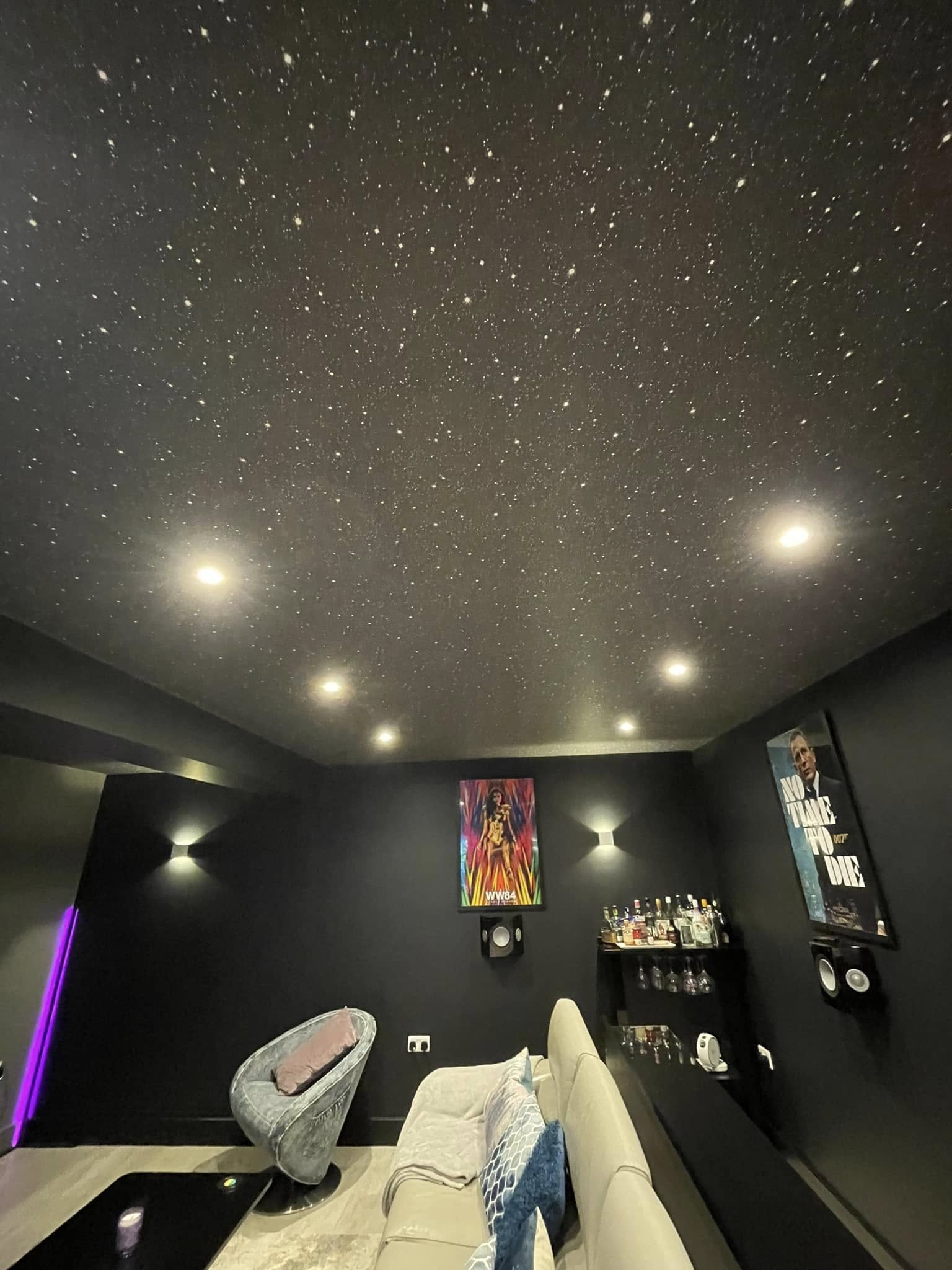 Cinema Room Decorated