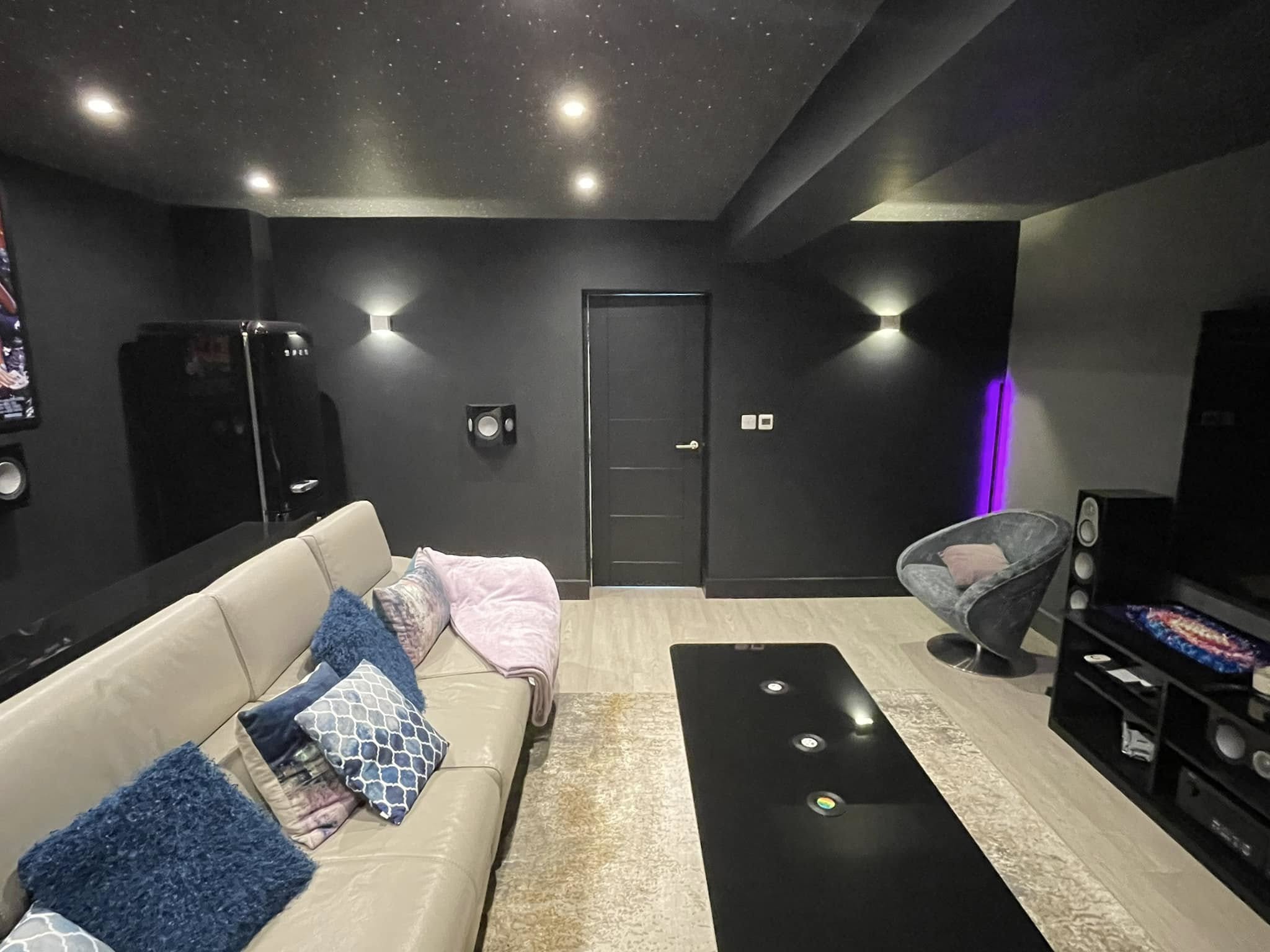 Cinema Room Decorated