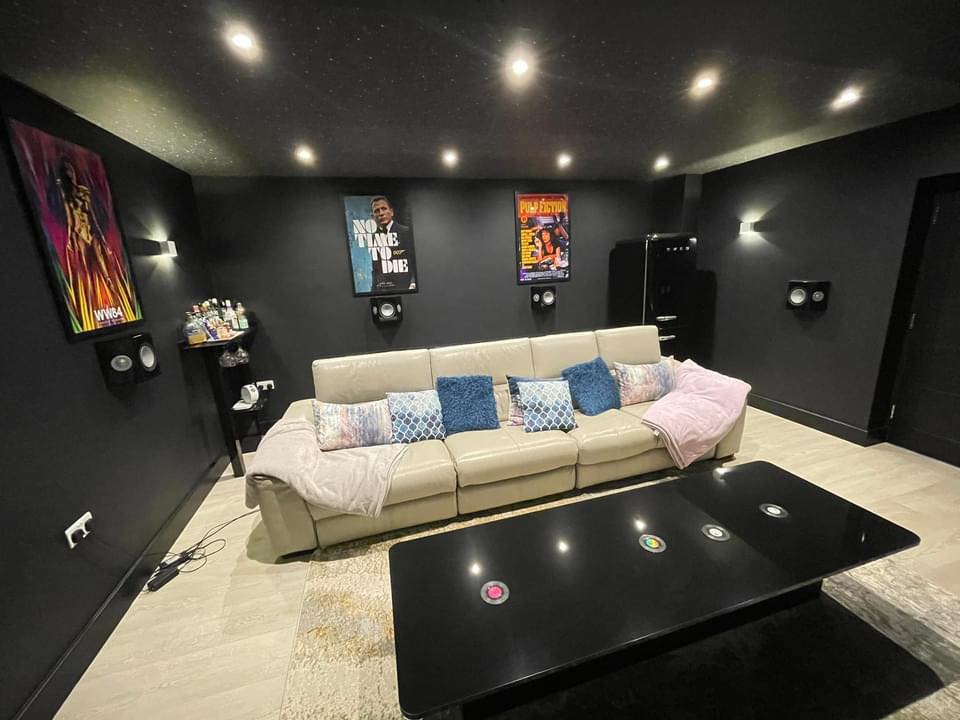 Cinema Room Decorated