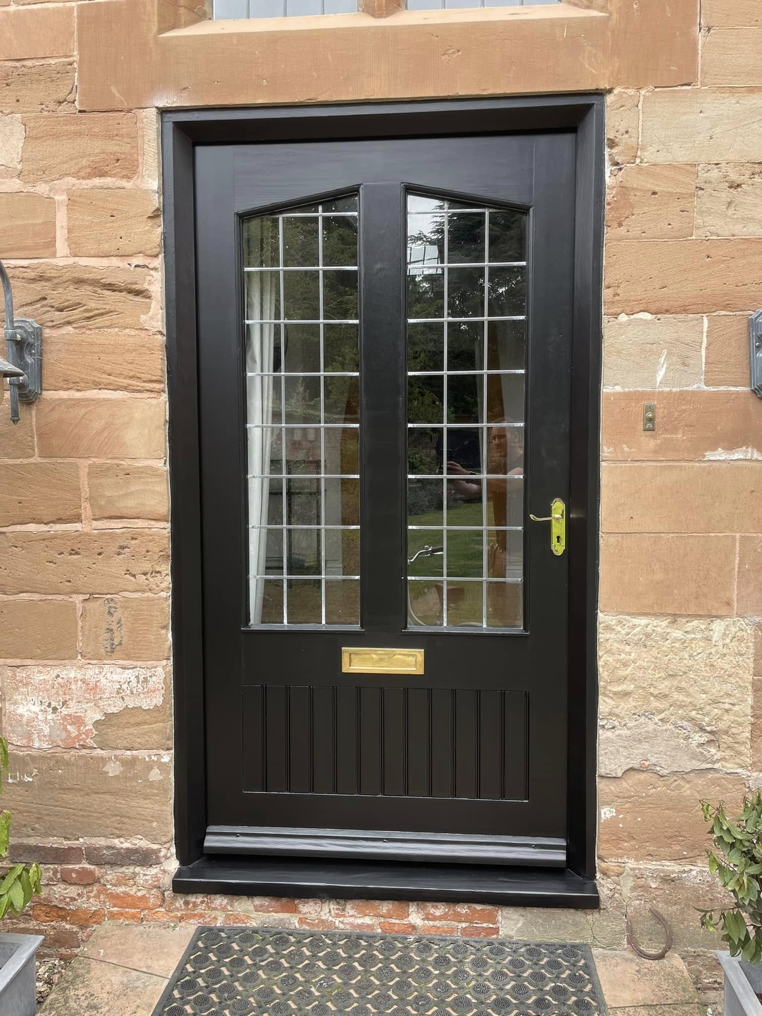 Exterior Doors Repaired & Painted